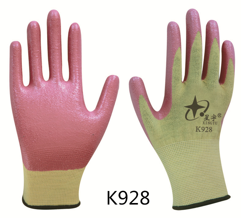 K928 芳纶隔热丁腈手套